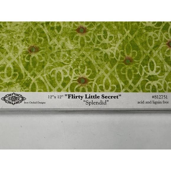 PRIMA MARKETING 25 sheets Iron Orchid Flirty Little Secret-Splendid- 12x… - Picture 3 of 5